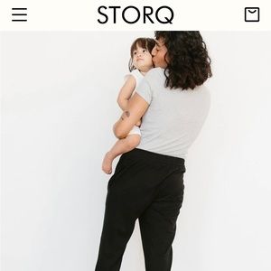 Navy Blue Maternity “Joggers”